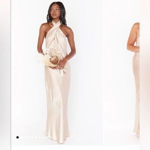 Show Me Your Mumu Jasmine Halter Maxi